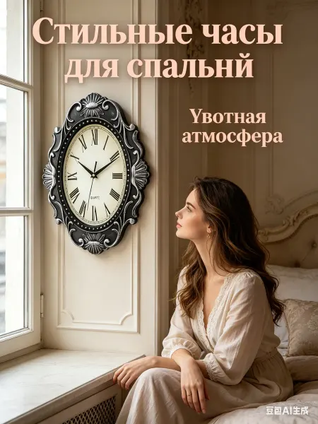 ХроноВайб Кварцевые часы настенные бесшумные подарок на дом