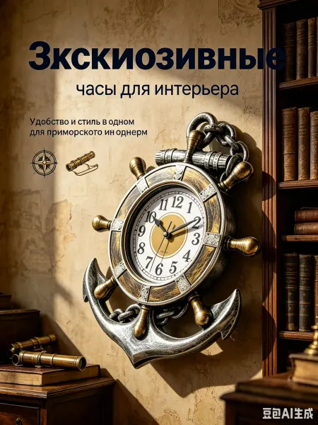 ХроноВайб Часы настенные интерьерные большие цифры