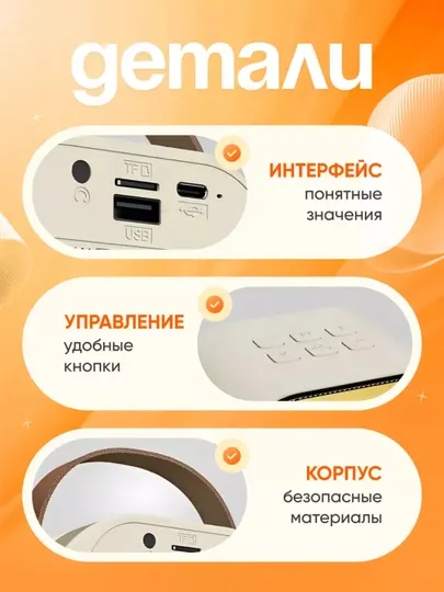 Музыкальная портативная караоке-колонка, мини караоке, Bluetooth, 2 беспроводных микрофона