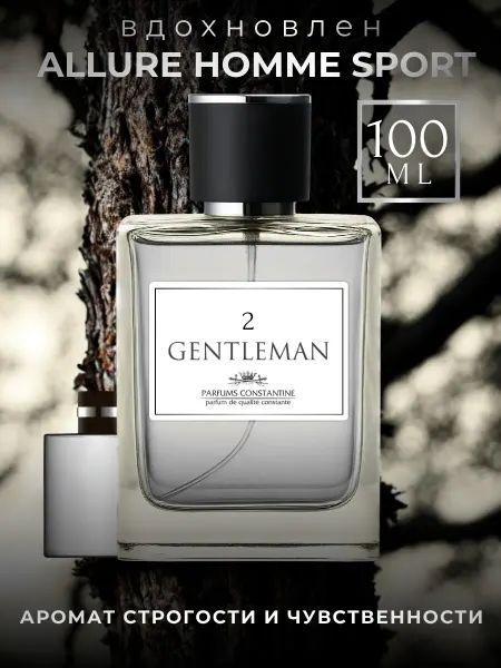 PARFUMS CONSTANTINE Духи мужские стойкие древесные Gentleman 2, 100 мл