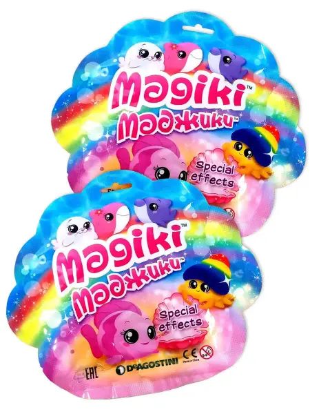 DeAgostini Фигурка-игрушка Маджики Морские друзья, набор из 2 игрушек