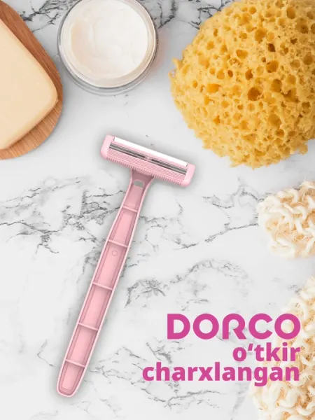 Бритва одноразовая женская DORCO EVE 2, мягкая упаковка, 5 шт