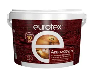 Защитно-декоративное покрытие Eurotex Аквалазурь 2.5кг сосна