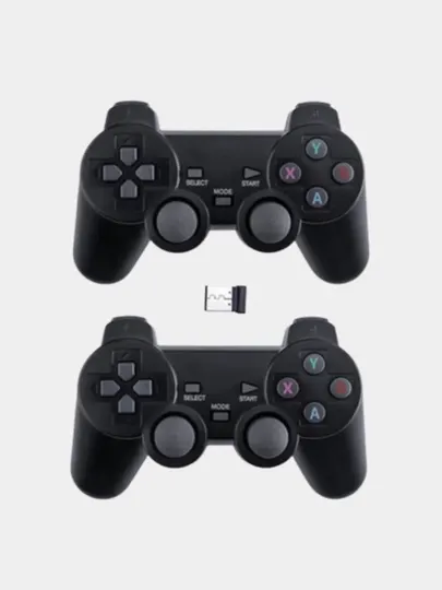 Game Stick Lite с 2 беспроводными геймпадами для ТВ ПК приставки