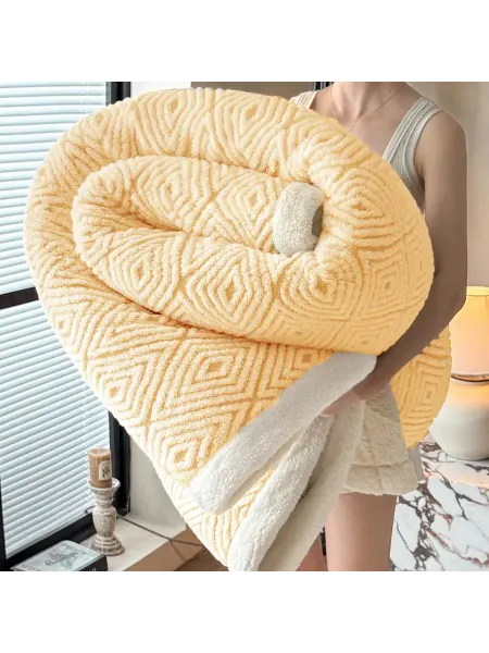 Плед пушистый на кровать и диван 200×220