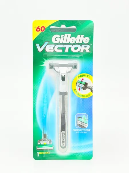 Мужская бритва Gillette Vector, система из 2 лезвий, 2 штуки