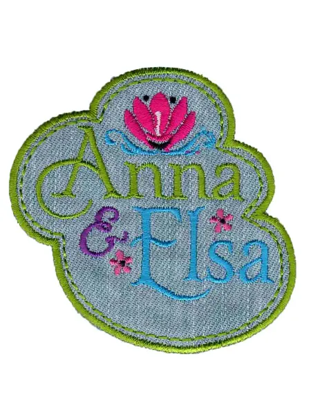 HKM Термоаппликация Anna & Elsa, 22х13см, 1шт