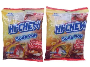HI-CHEW, жевательные конфеты со вкусом Колы и Лимонада. 2 уп. 160 гр.