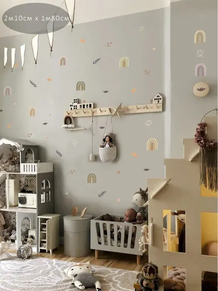 Babykleyka Наклейка интерьерная Пятнышки для декора в детскую на стену
