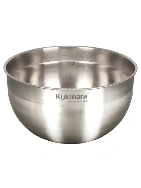 KUKMARA Миска 2,1л нержавеющая сталь