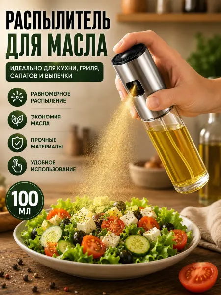 Распылитель для масла Распылытель для масла нержавеющей 100 мл