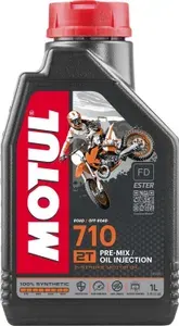 MOTUL 2Т Масло моторное, Синтетическое, 1 л
