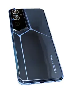 Tecno Pova Neo 2 Задняя крышка со стеклами камеры синяя