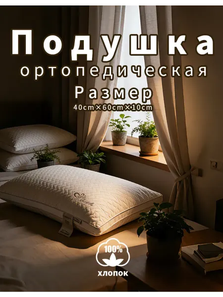 Ортопедическая подушка для сна мужская