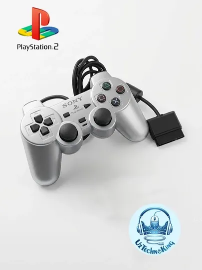 Джойстик, геймпад, контроллер Dual Shock для PlayStation 2 (PS2)