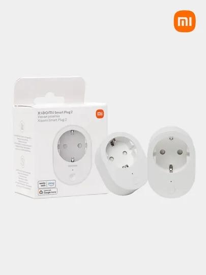 Умная розетка Xiaomi Smart Plug 2 Wi-Fi с управлением через смартфон, глобальная версия