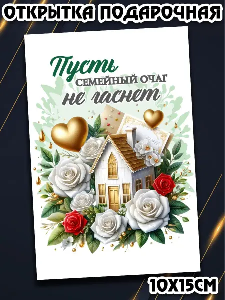 Podarkez Нежный подарок на годовщину 2 года с открыткой