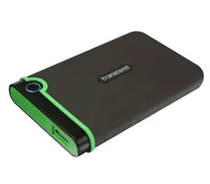 Transcend 2 ТБ Внешний жесткий диск (TS2TSJ25M3S), Резина, Пластик, серый