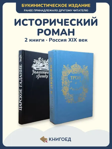 Книгоед Исторические романы Россия XIX век 2 книги