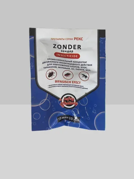 Zonder 30 м² от клопов блох тараканов муравьев