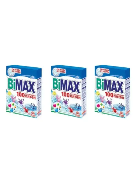 BIMAX Стиральный порошок Ручная стирка 400 г 3 шт