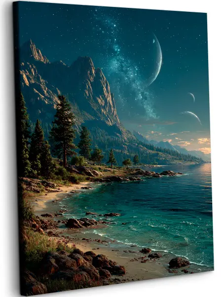 Art on Canvas Завораживающий вид Картина по номерам на холсте 40х50 см