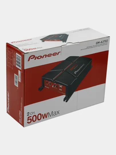 Стерео усилитель звука Pioneer GM-A3702 для авто, 2-канальный, 500 Вт