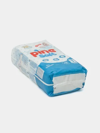 Детские подгузники для малышей Pine Air Soft Newborn, 2-5 кг, №1, 1 штука