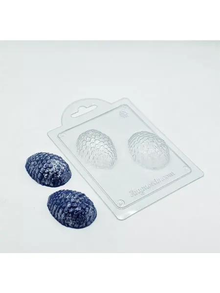 AnyMolds Яйцо дракона мини форма пластиковая для мыла, гипса