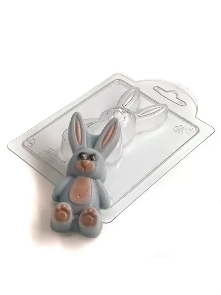 AnyMolds Пластиковая форма для мыла и шоколада Заяц
