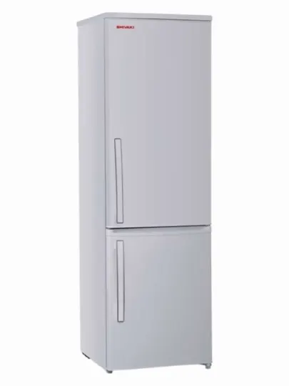 Холодильник Shivaki SHIV345DD 2-камерный тёмно-серый металлик, вместительный, экономичный