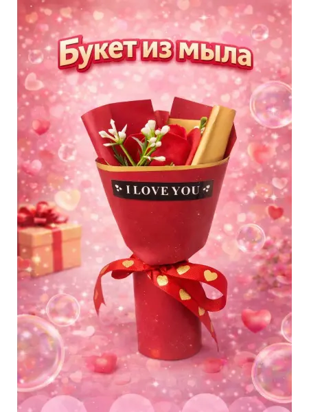 BalushaStore Букетик из мыла подарочный