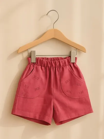 Шорты для девочек,детские шорты, с декоративными стразами, 2-4 лет