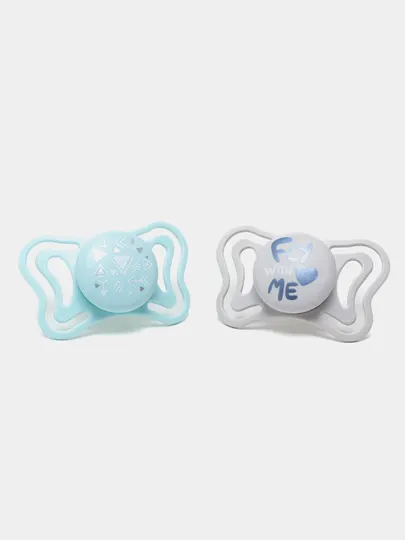 Пустышка Chicco Physio Forma Light силиконовая 2-6 м 2 шт