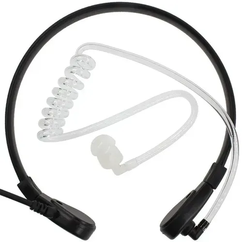 Гарнитура-ларингофон для рации Baofeng и Kenwood EMP-3076 2-Pin