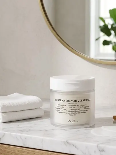 Отшелушивающие тонер-пэды для лица Dr.Althea 2% Salicylic Acid Clear Pad