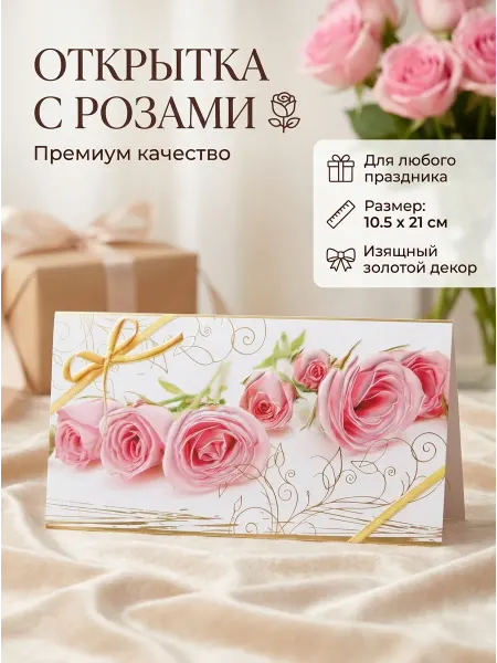 SVESER Открытка,подарочная на любой праздник