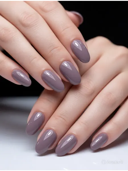 CRISTINANAILS Гель лак для ногтей серо-лилового цвета