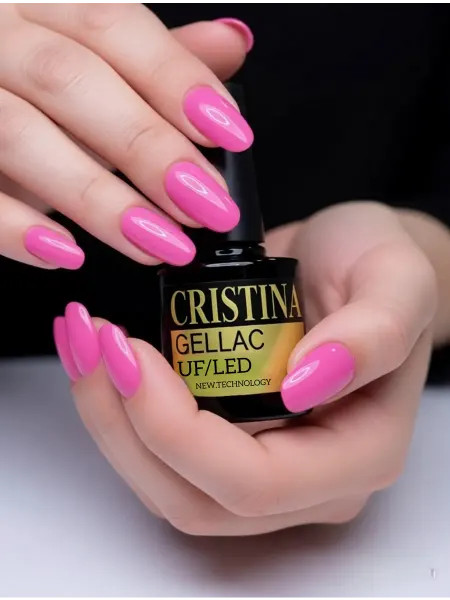 CRISTINANAILS Гель-лак зелено-салатовый летний балли