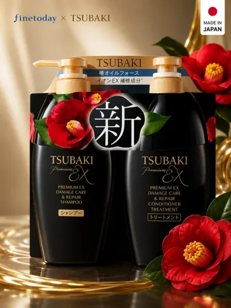 TSUBAKI Шампунь и Кондиционер для волос Shiseido Япония 2 Х 400 мл