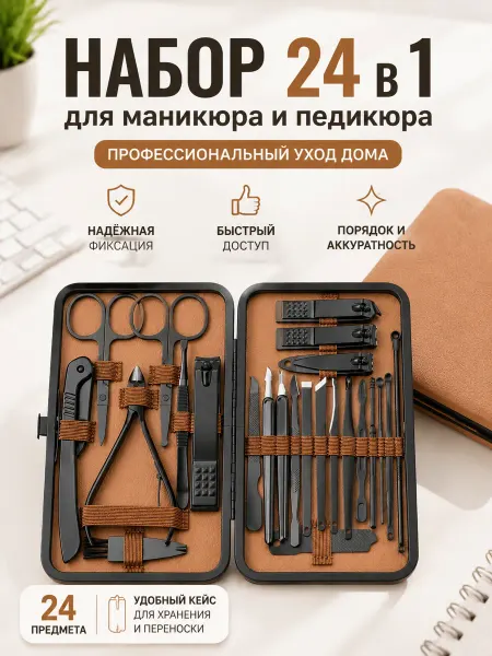 Xiaomi Практичный подарочный набор маникюра 24 инструмента