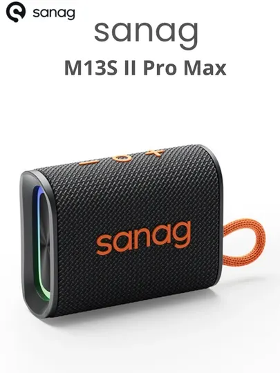 Портативная колонка SANAG M13S II PRO MAX, Bluetooth 5.4, IPX7, 20 часов, RGB