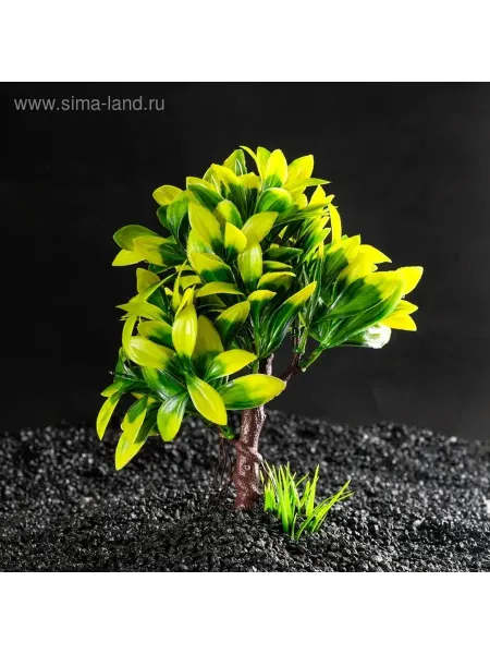 Искусственное растение для аквариума 20.5 см