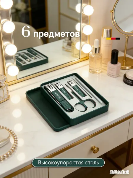 Reine de beaute Профессиональный набор для маникюра и педикюра