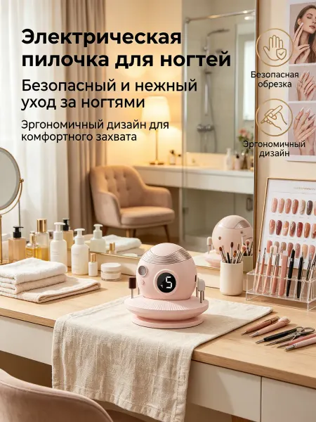 Nails care! Электрический триммер для ногтей ножницы маникюрные