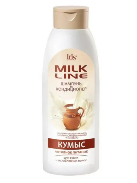 IRIS COSMETIC Шампунь-кондиционер Укрепляющий Кумыс 1000 мл