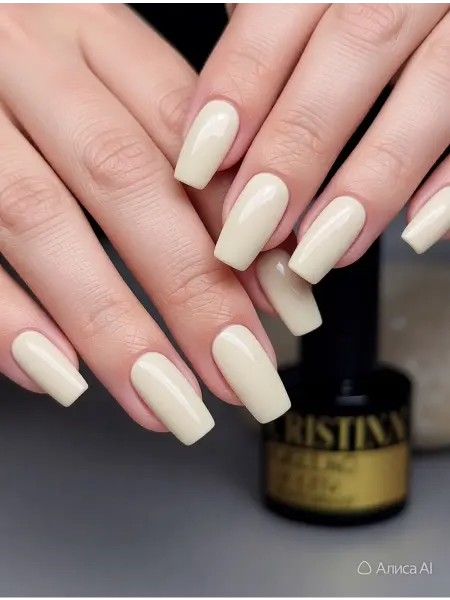 CRISTINANAILS Гель лак для ногтей ванильного стекла цвет