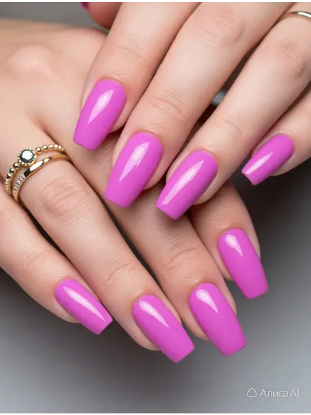 CRISTINANAILS Гель лак для ногтей ярко розовый фуксия цвета