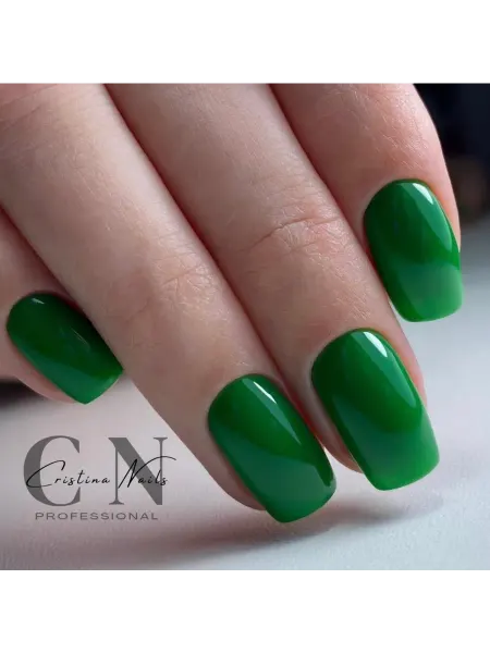 CRISTINANAILS Гель лак для ногтей зеленое яблоко