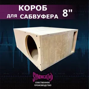 SYNDICAT Корпус автомобильного сабвуфера 20 см (8 дюйм.)